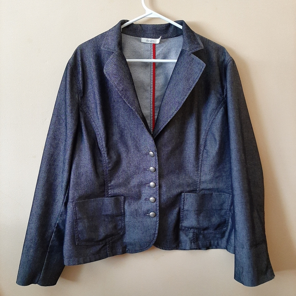 Ricki's Denim Look Blazer